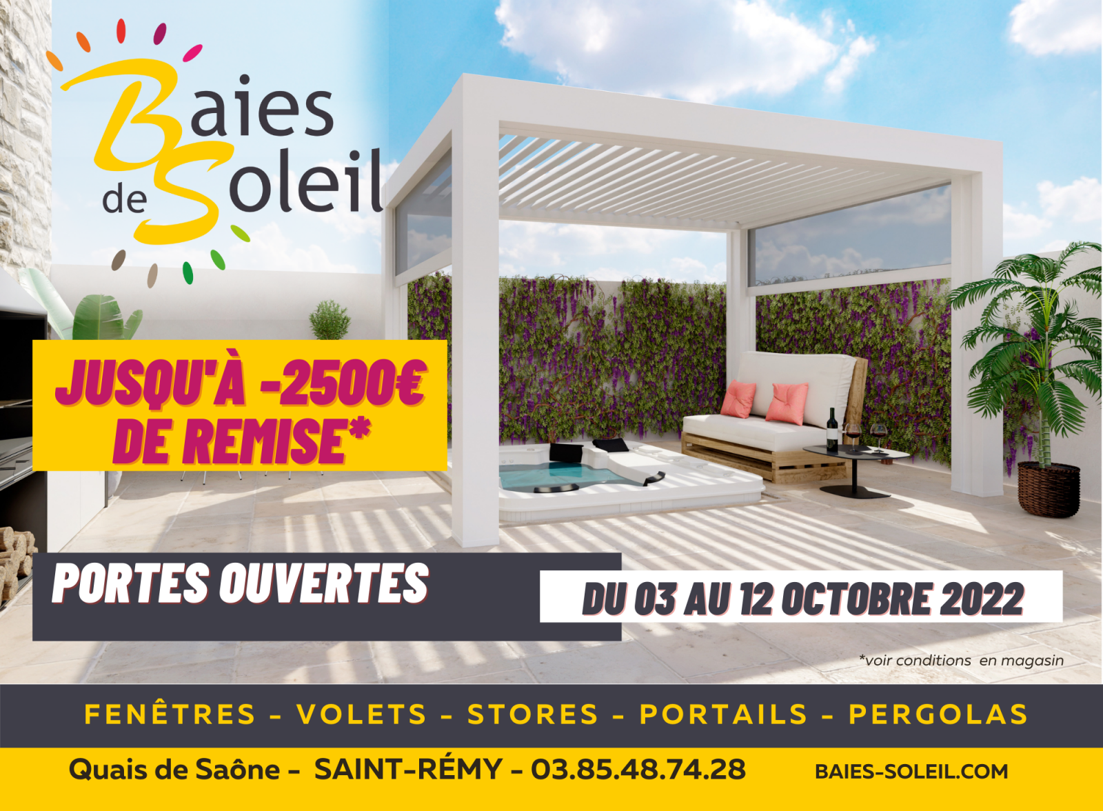 Portes Ouvertes du 03 au 12 Octobre inclus - Ouvert Samedi 08 et Dimanche 09 !